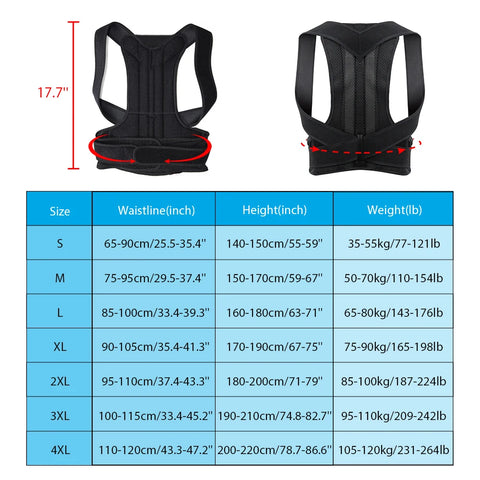 Corsetto Posturale per Schiena e Colonna