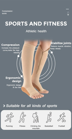 Calze a Compressione Anti-Fatica