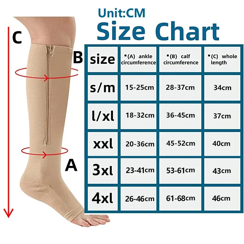 Calze a Compressione Anti-Fatica